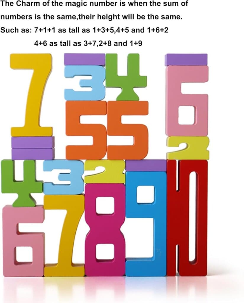 Wooden Stacking Building Blocks for Kids 4