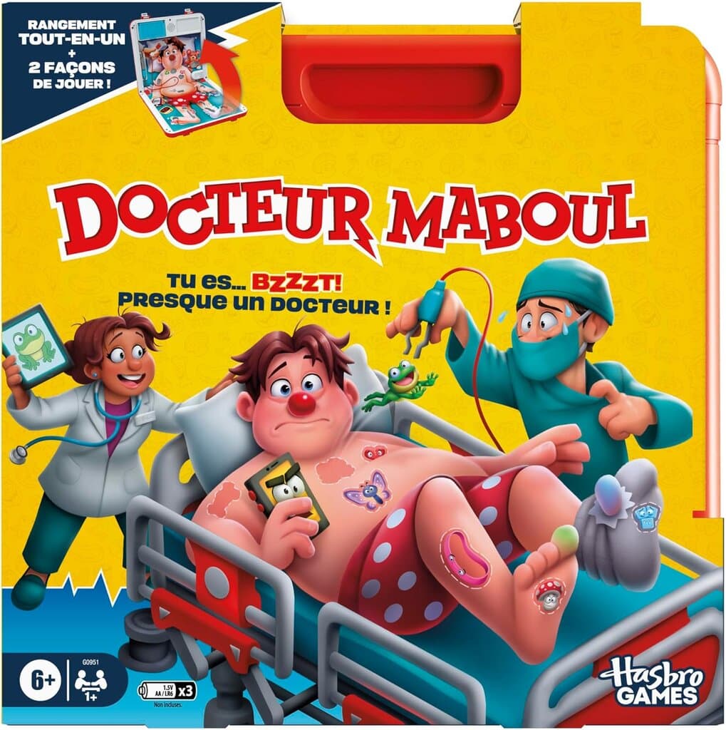 Dr. Maboul, Electronic Board Game with All-in-One Carrying Case - French Version