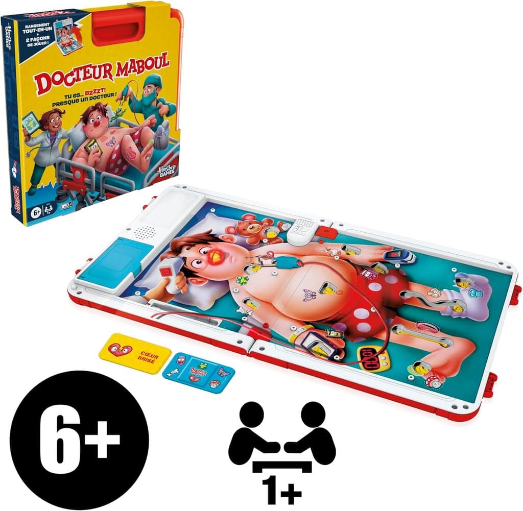 Dr. Maboul, Electronic Board Game with All-in-One Carrying Case - French Version 2