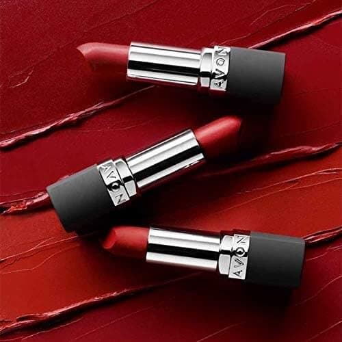 Avon True Perfectly Matte Lipstick (Sunbaked Red) 3
