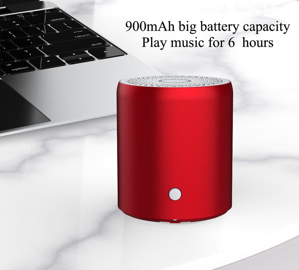 Hanar Wireless Bluetooth Stereo Speaker- Red 2