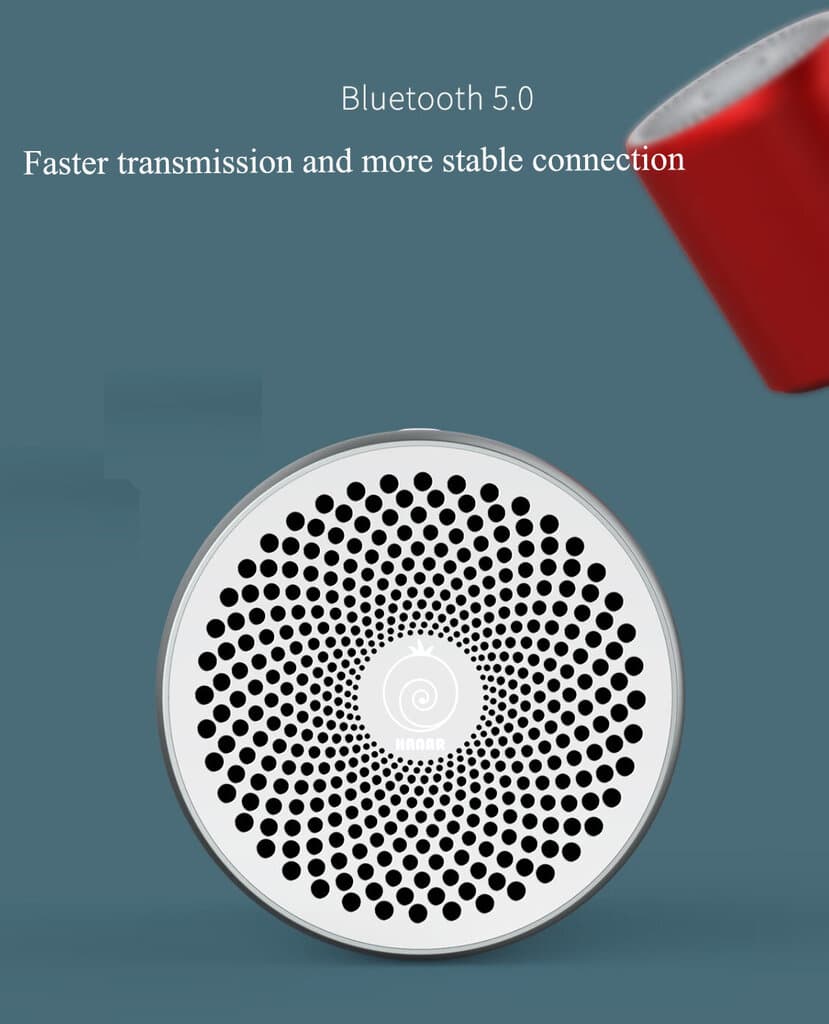 Hanar Wireless Bluetooth Stereo Speaker- Red 7
