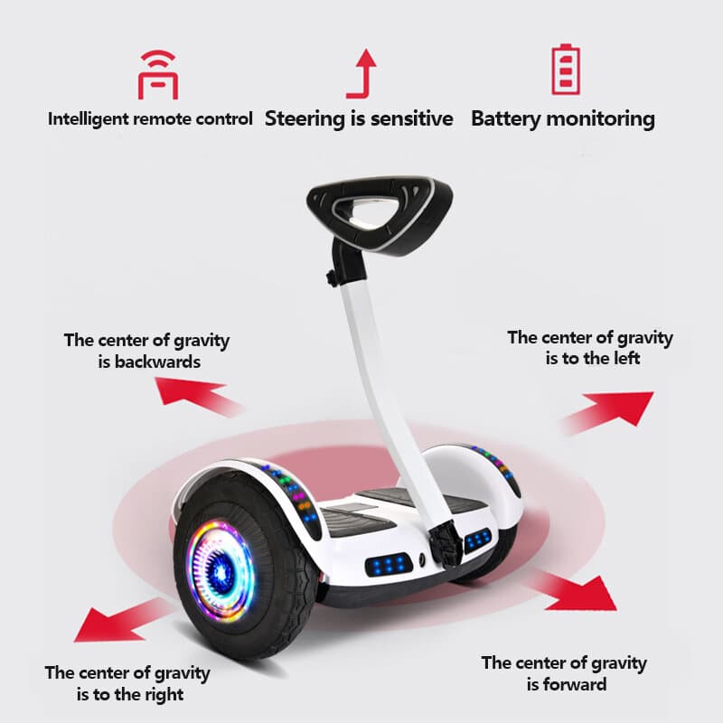 Hanar Electric Balance Scooter - White 4