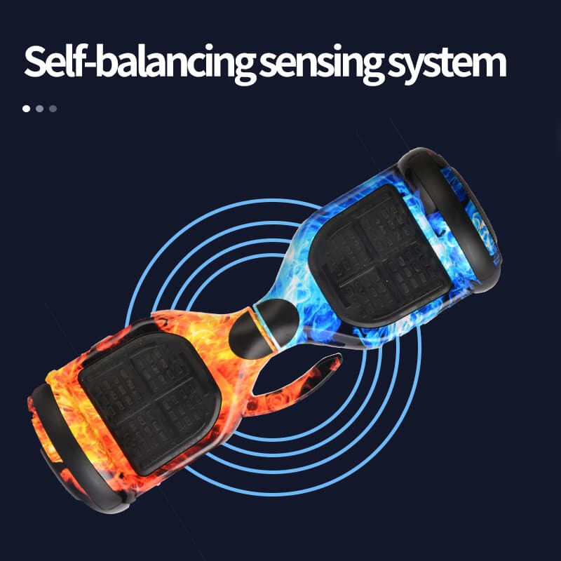 Hanar Electric Balance board (ice fire) - Yellow 2