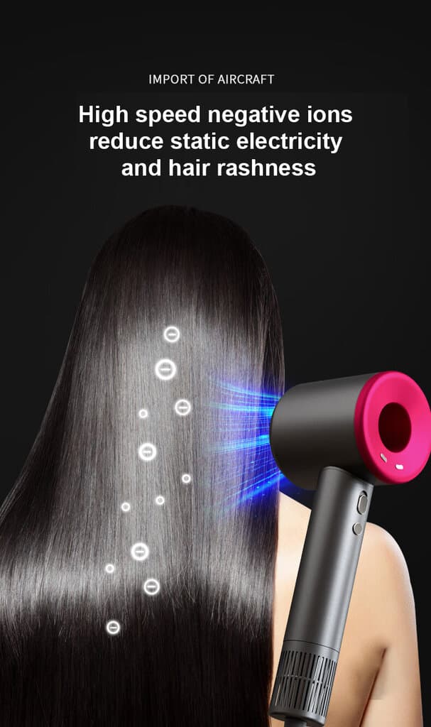 Hanar Electric Hair Dryer - White 6