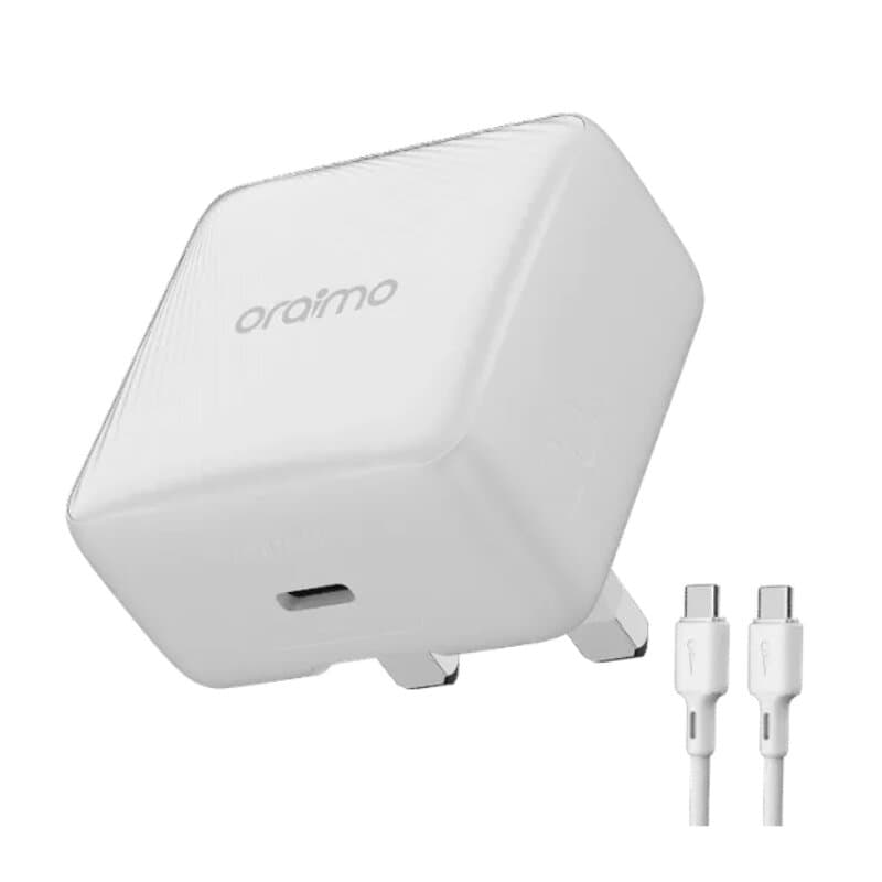 Oraimo Charger 20W Gan tech with C To C  cable White 1