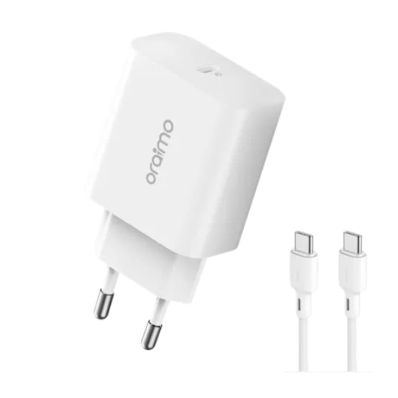 Oraimo Power Cube 20w with C TO C cable