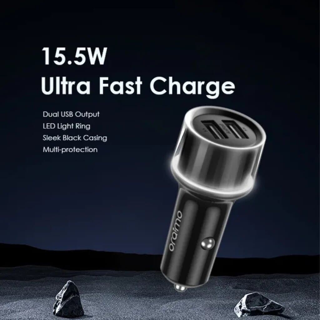 Oraimo Car Charger 15.5W 2