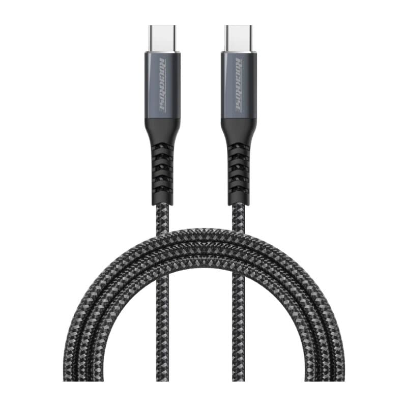 RockRose Powerline CC1 Pro 3A 100W C to C 1M Cable Black