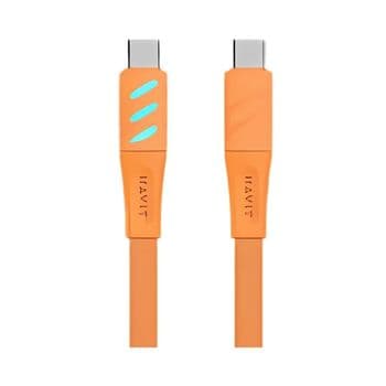 كابل هافيت من Type-C إلى Type-C - برتقالي