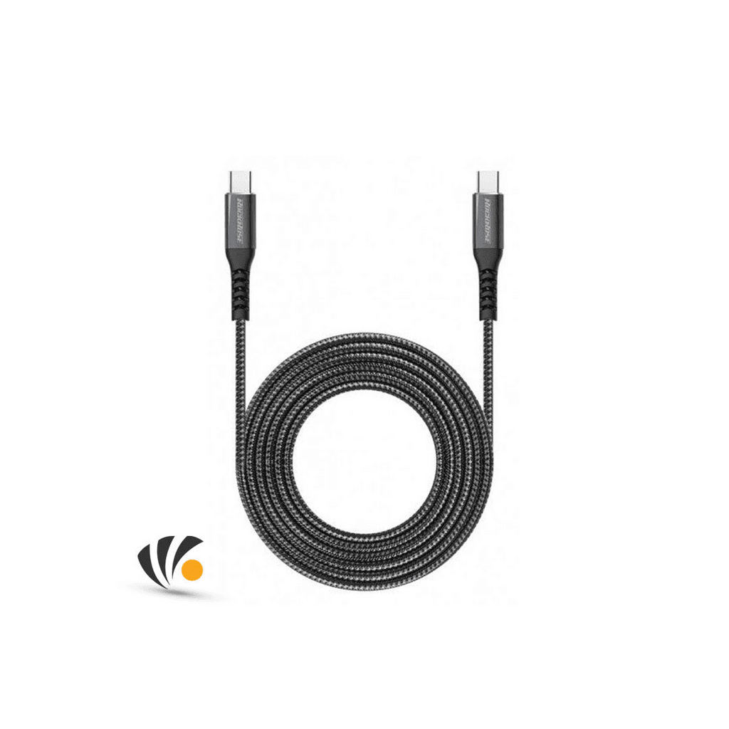 RockRose Cable USB-C To Type C 2 M Fast Charge Black
