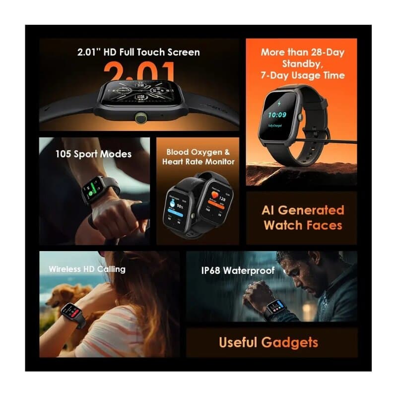Oraimo Smart Watch 5 Lite 3