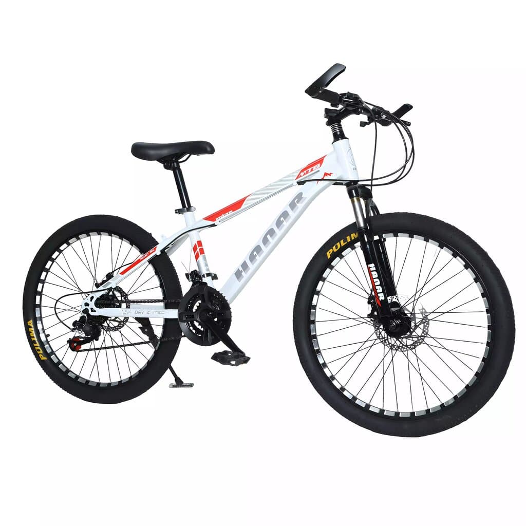 Hanar Bicycle (YZ-618/21T) - 24 Inch - White and Red 2