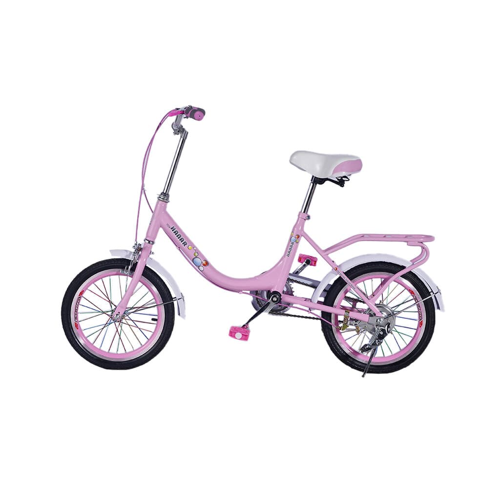 Hanar Kids Bicycle (Morden Girl) - 16 Inch - Pink 3