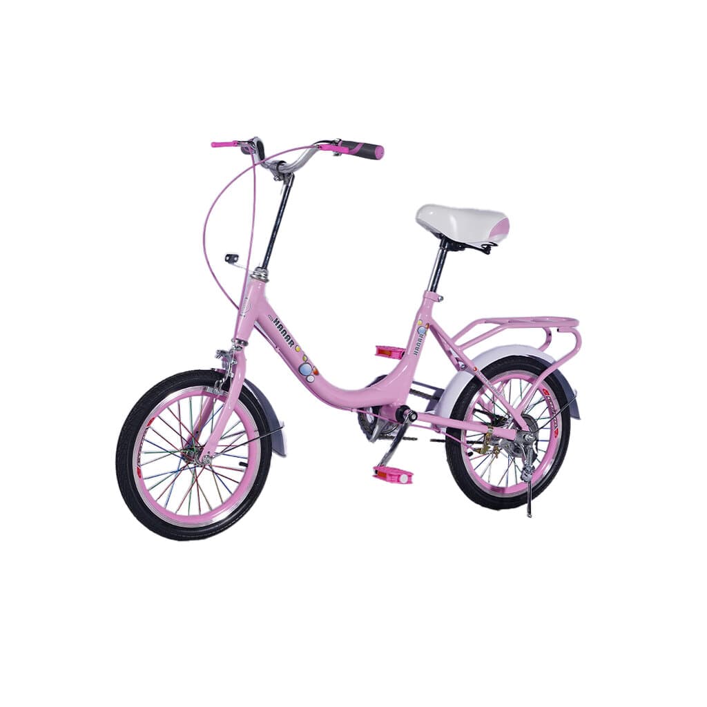 Hanar Kids Bicycle (Morden Girl) - 16 Inch - Pink 4