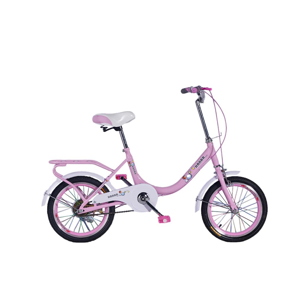 Hanar Kids Bicycle (Morden Girl) - 16 Inch - Pink