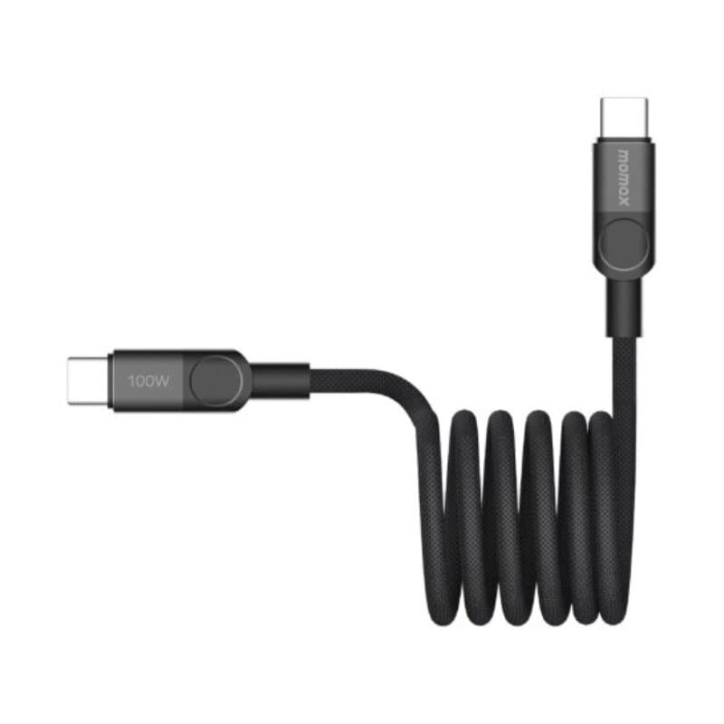 Momax Mag.Link 100W USB-C to USB-C Magnetic Cable 2m - Black