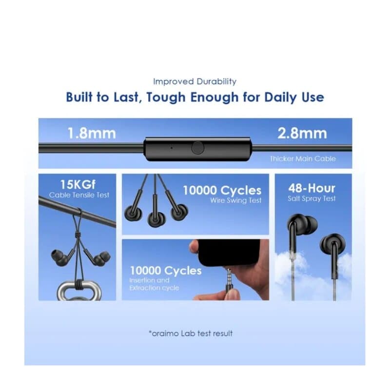 Oraimo Conch Neo2 3.5mm Wired Headphones 6