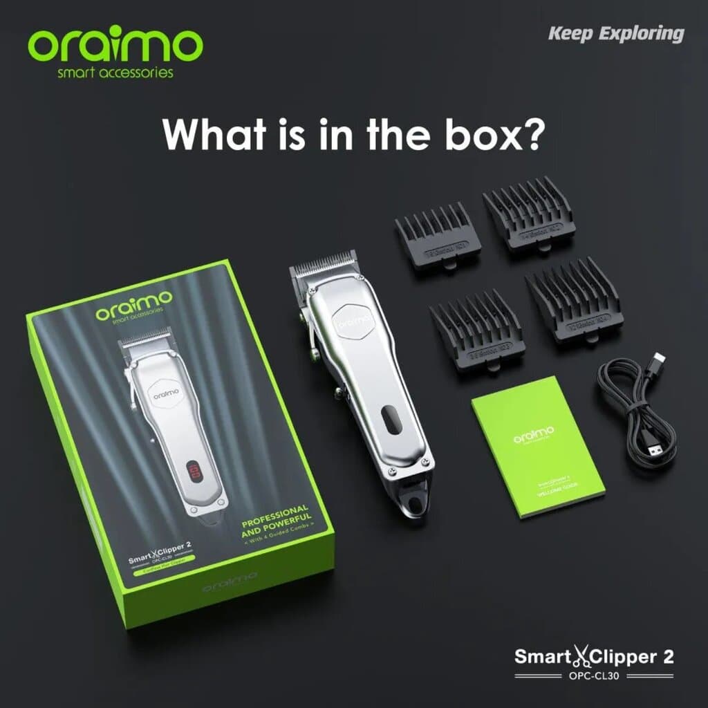 Oraimo Smart Clipper 2C Professional Hair Clipper 4