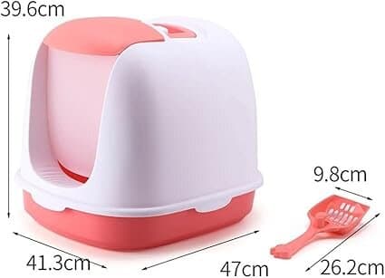 Cat Litter Box-Covered litterbox 4