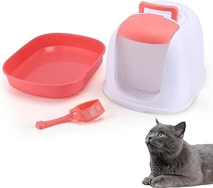 Cat Litter Box-Covered litterbox 5