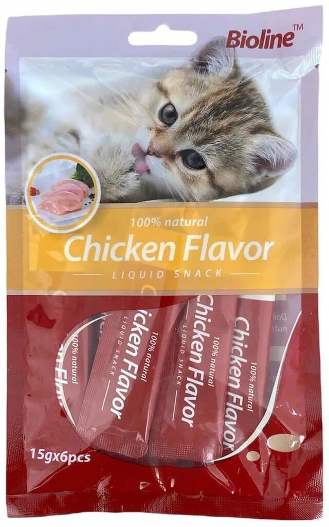 Bioline Chicken Liquid Snack 6X