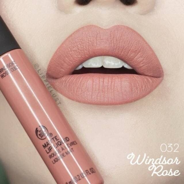 The Body Shop Matte Liquid Lipstick (Windsor Rose 032) 2
