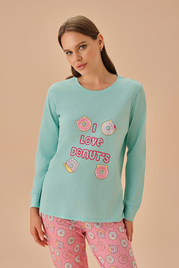 SUWEN Bella Pyjamas Set - Donut - XXL 3