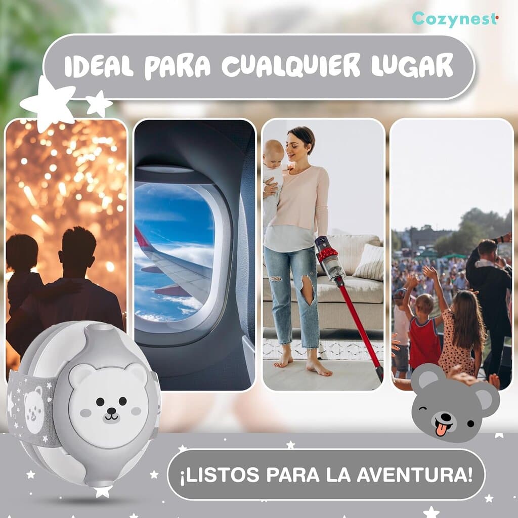 Cozynest Noise Cancelling Headphones for Babies, 0-36 5