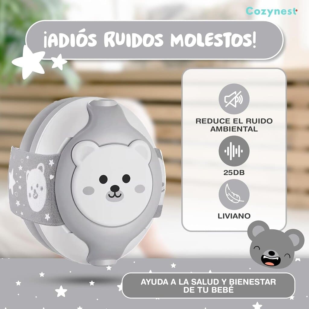 Cozynest Noise Cancelling Headphones for Babies, 0-36 2
