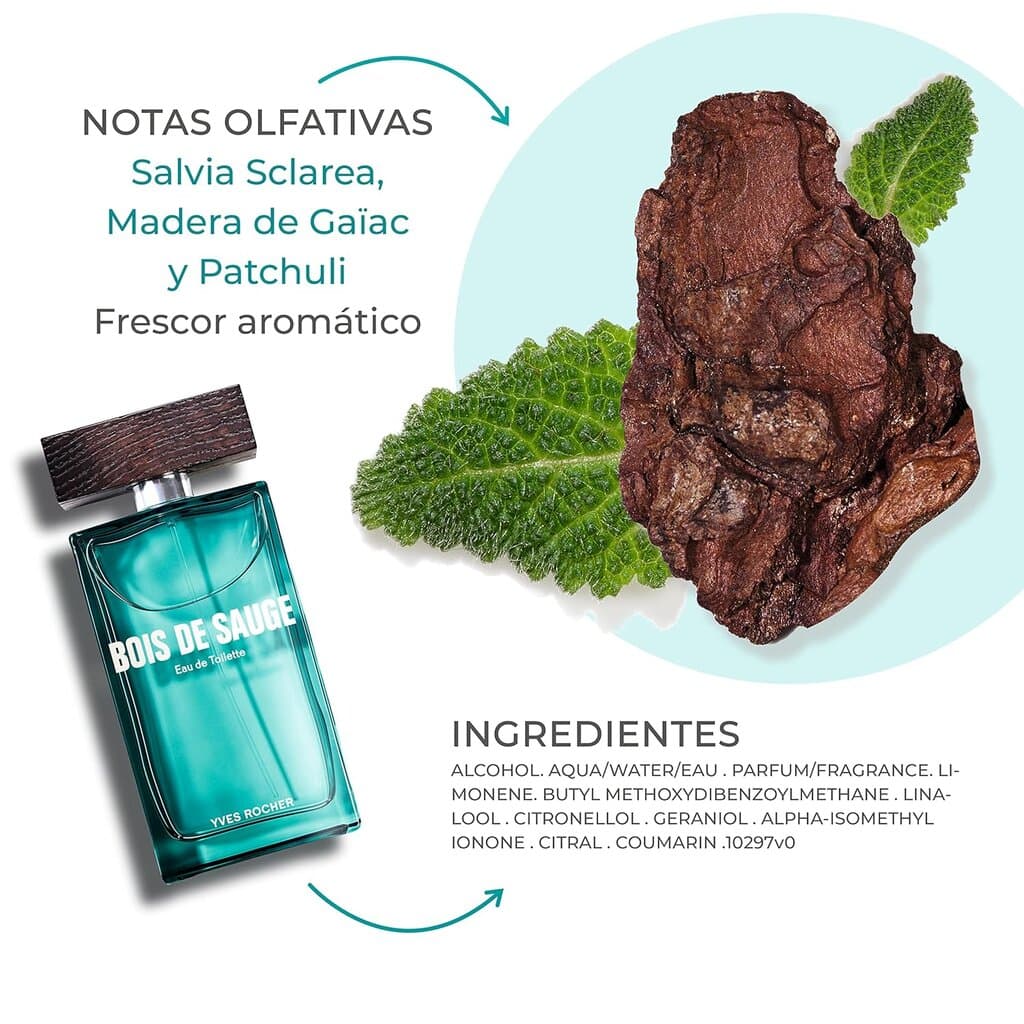 Yves Rocher Bois De Sauge Eau De Toilette 100 ml 2