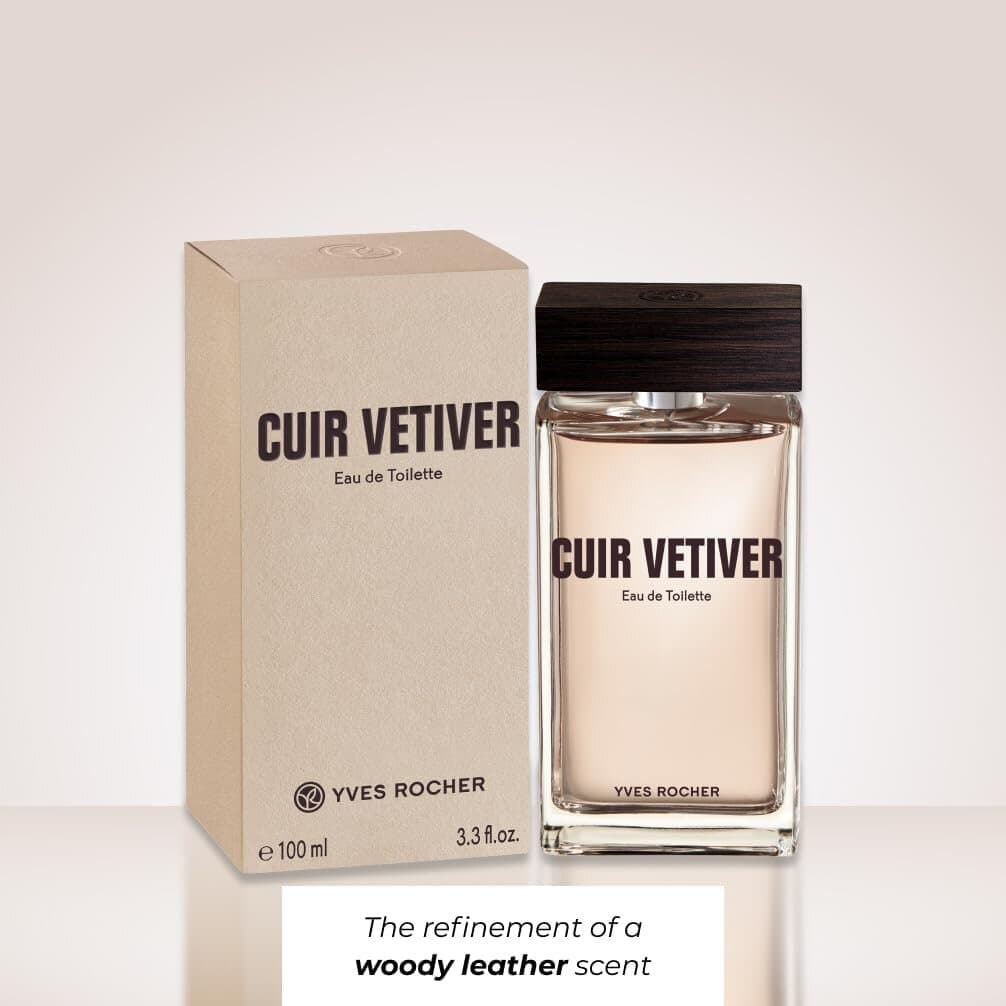 Yves Rocher Cuir Vetiver Eau De Toilette 100 ml