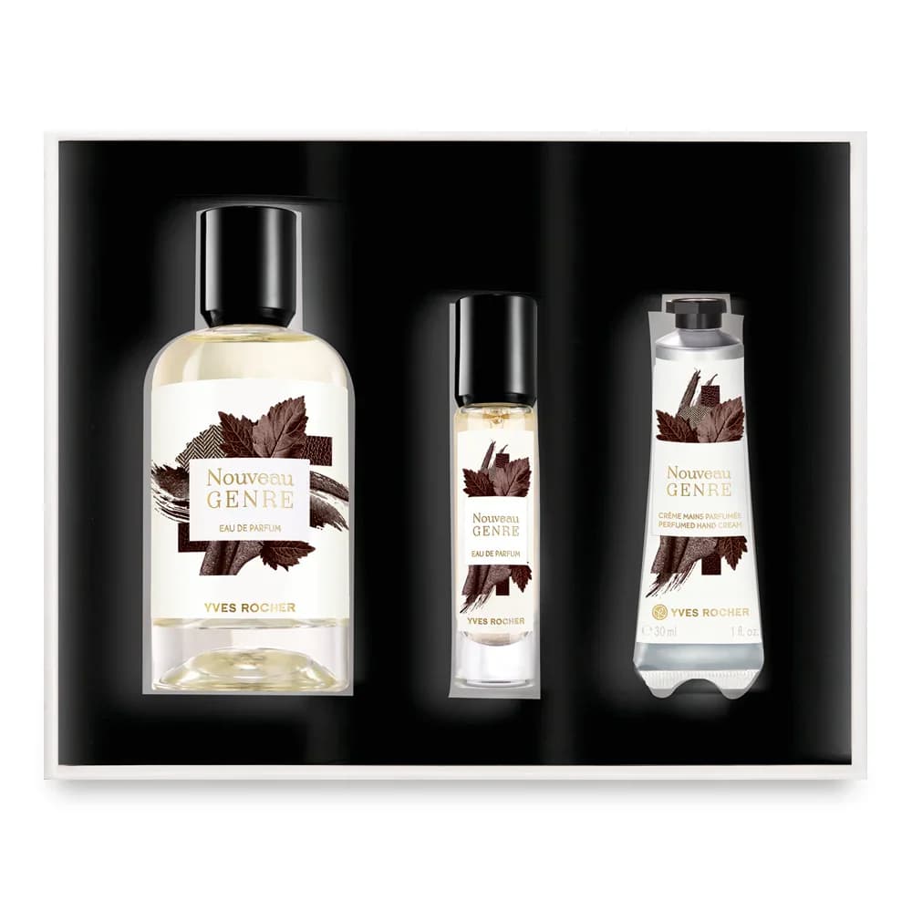 Yves Rocher Coffret Sable Fauve Edp 100 ml + Creme Mains 30 ml + Vapo De S