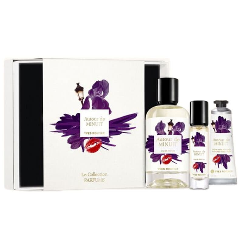 Yves Rocher Coffret Autour De Minuit Edp 100 ml+ Creme Mains 30 ml + Vapo