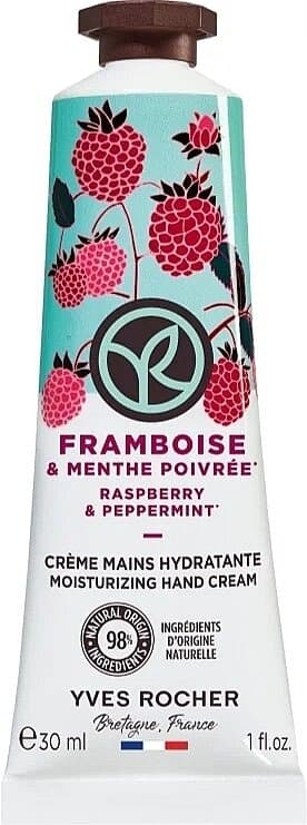 Yves Rocher Raspberry & Peppermint Moisturizing Hand Cream 30ml