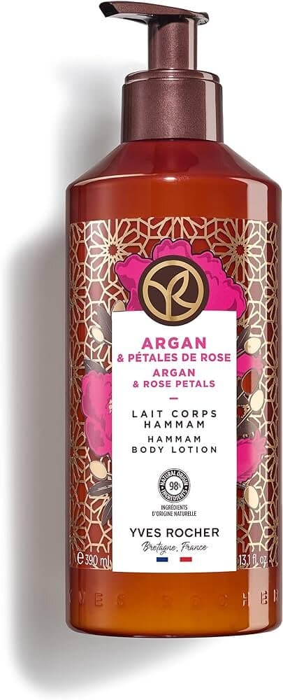 Yves Rocher Argan & Rose Petals Hammam Body Lotion 390ml