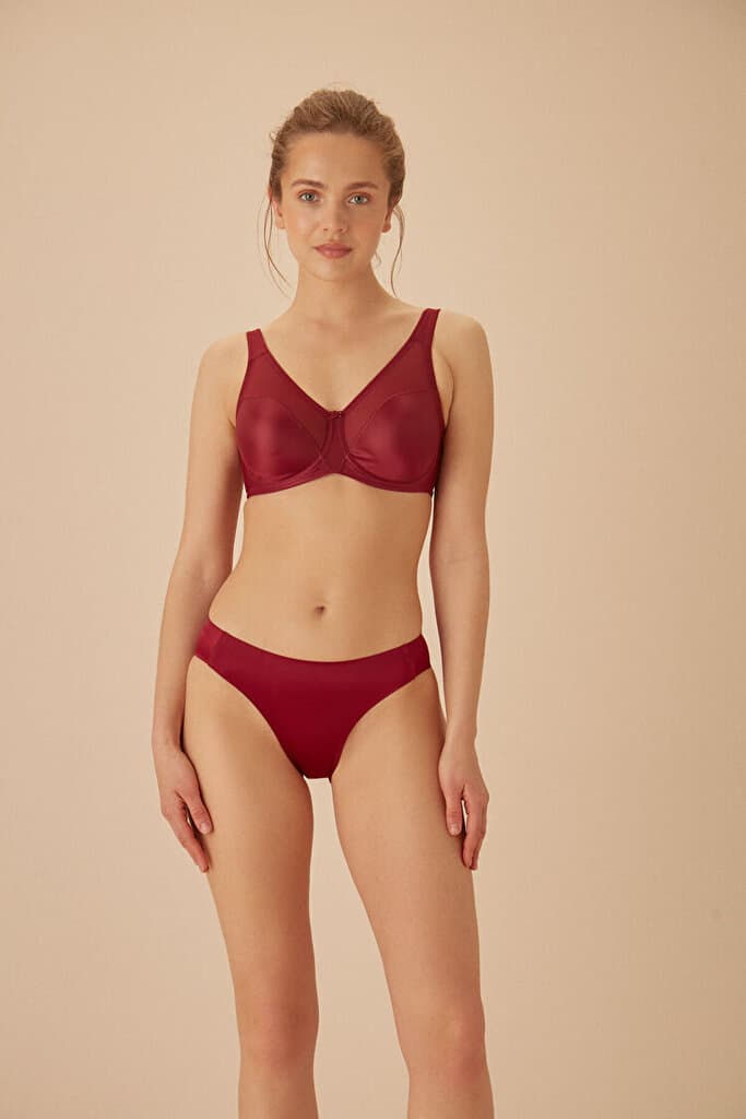 SUWEN Invisible Slip - Burgundy - S 3