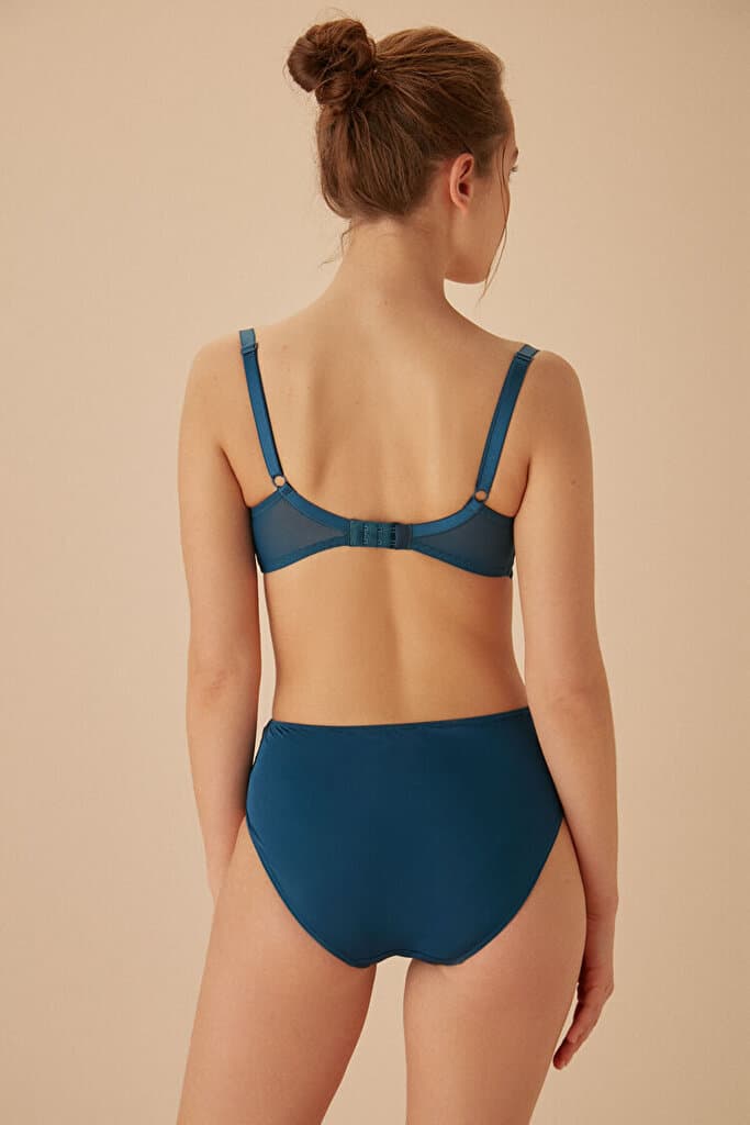 SUWEN Isabelle Slip - Navy - S 4