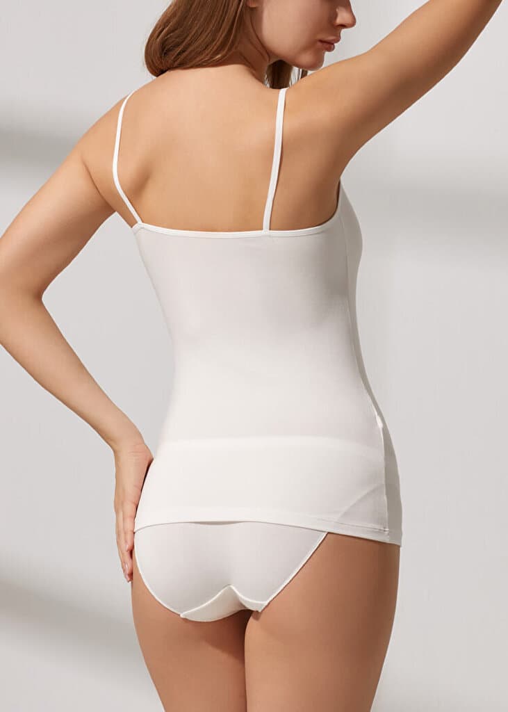 SUWEN Soft Touch Slip - Ecru - M 2