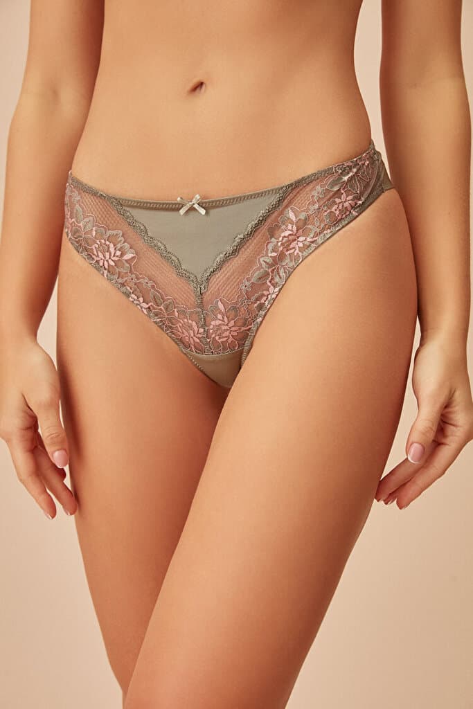 SUWEN Hera Brazilian String - Green/Pink - S