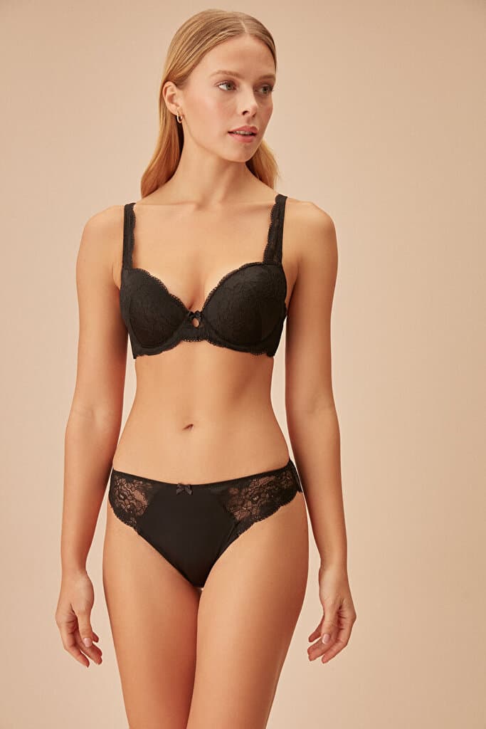 SUWEN Queen Slip - Black - S 2