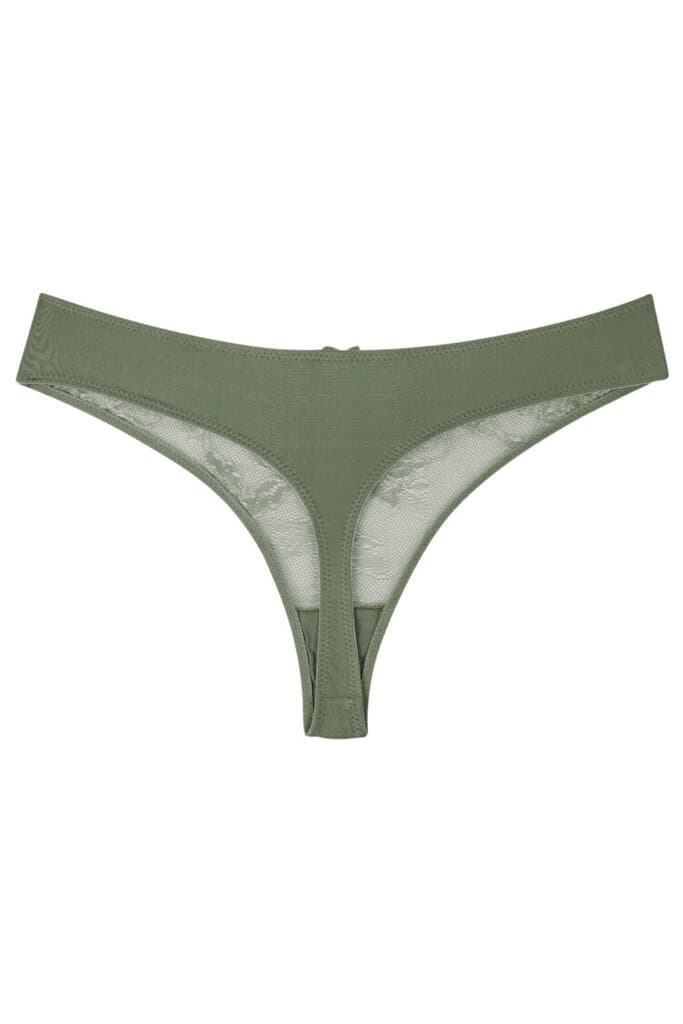 SUWEN Charlene String - Olive - S 2