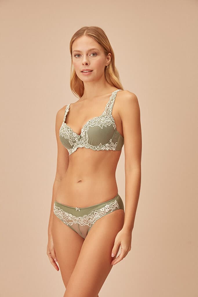 SUWEN Charlene Slip - Olive - S 3