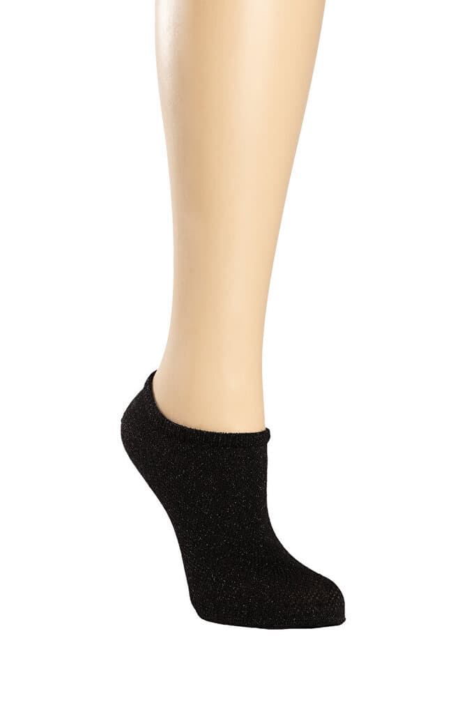 SUWEN Chic Lurex Sneaker - Black - STD