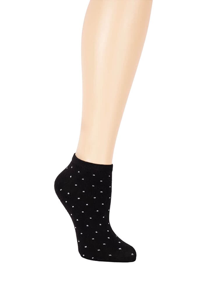 SUWEN Dots Patik - Black - STD