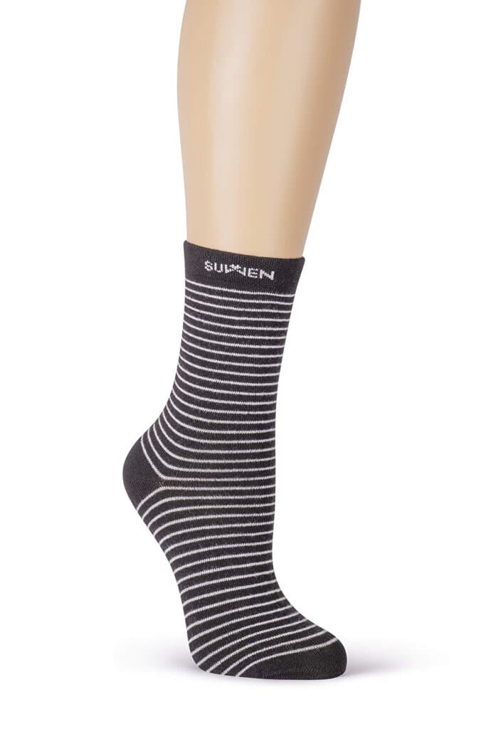 SUWEN Stripe Logo Socket - Black - STD
