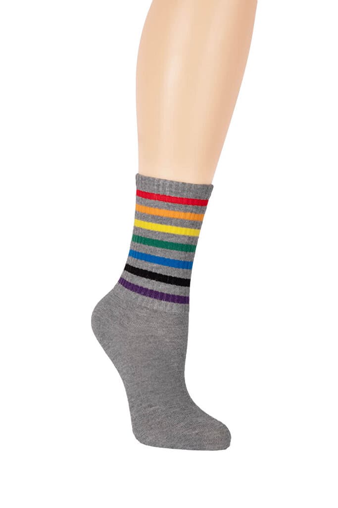 SUWEN Colorful Stripe Socket - Gray - STD