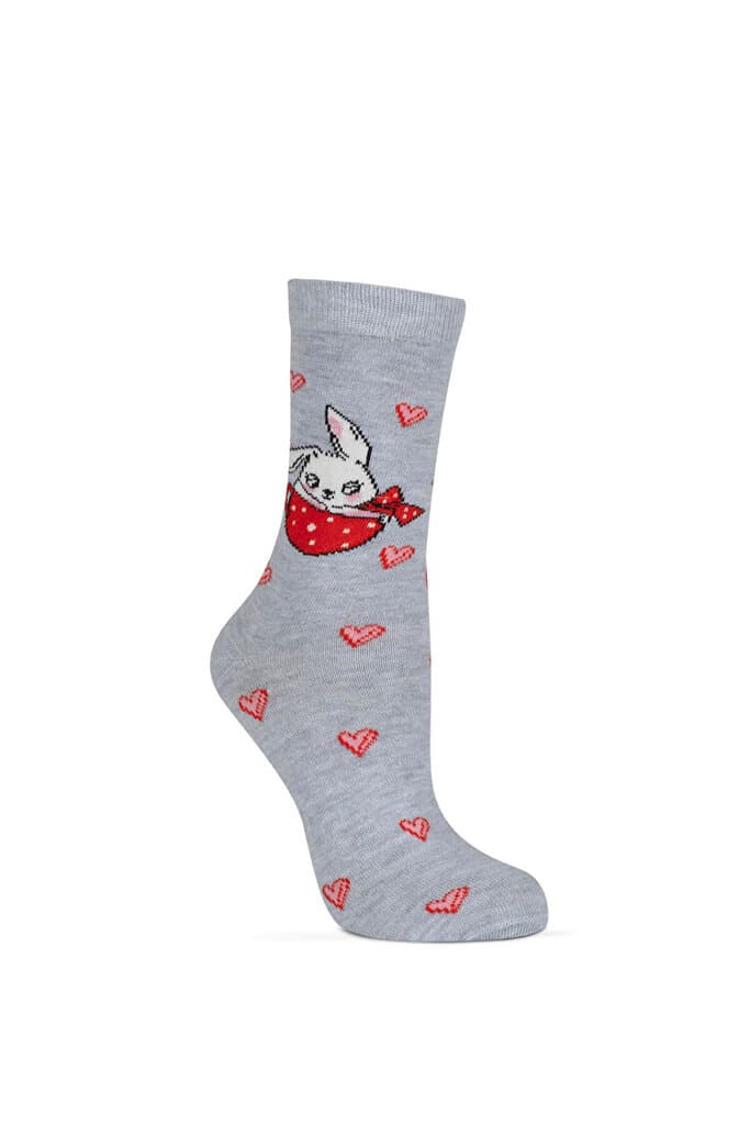 SUWEN Homewear Socket - Bunny Print - STD