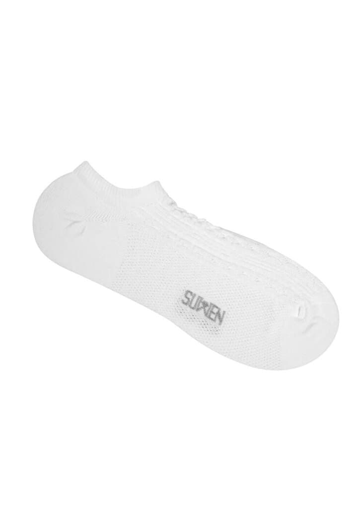 SUWEN Women Knit Sneaker - Ecru - STD