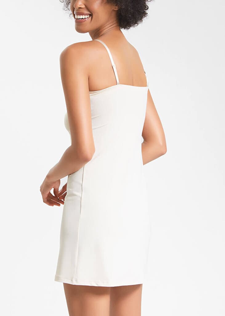 SUWEN Strapless Chemise - Skin - XL 3